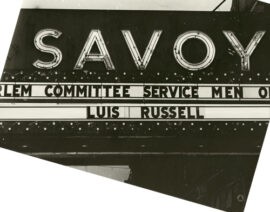1944 Savoy Ballroom inferior marquesina