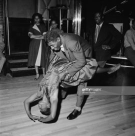 1947 Bailarines en el Savoy Ballroom en Harlem New York