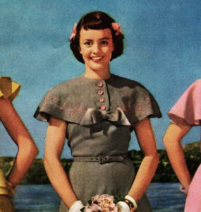 moda mujer anos 40